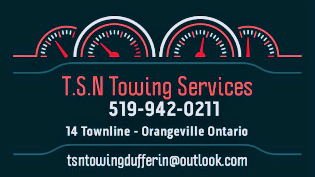 T.S.N Towing Services | 16544 Hurontario St, Inglewood, ON L7C 2E1, Canada | Phone: (519) 942-0211