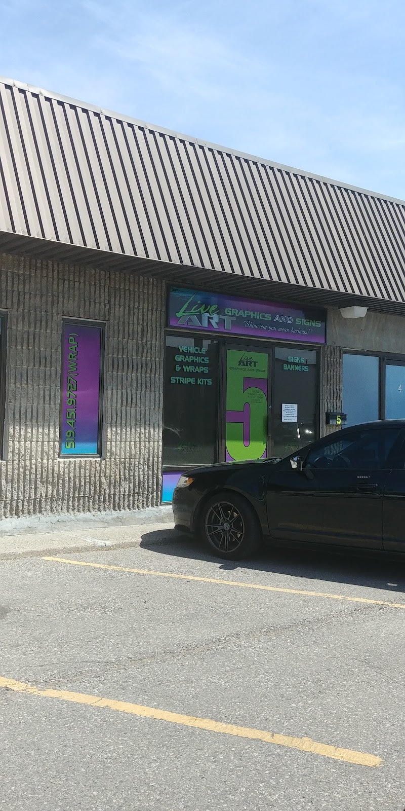 LiveArt Graphics and Signs | 411 Industrial Rd #5, London, ON N5V 3L3, Canada | Phone: (519) 451-9727