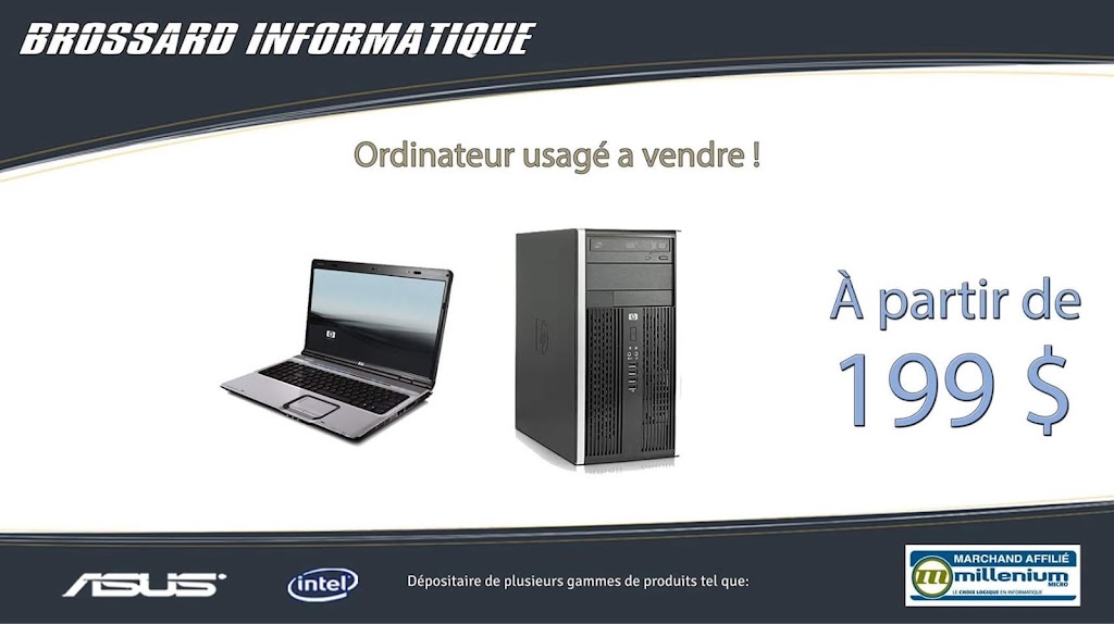 Brossard Informatique inc | 6630 Rue Picasso, Brossard, QC J4W 2V7, Canada | Phone: (450) 999-0882