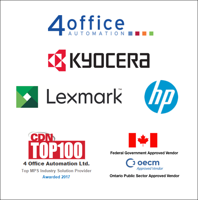4 Office Automation Ltd | 425 Superior Blvd, Mississauga, ON L5T 2W5, Canada | Phone: (905) 564-0522