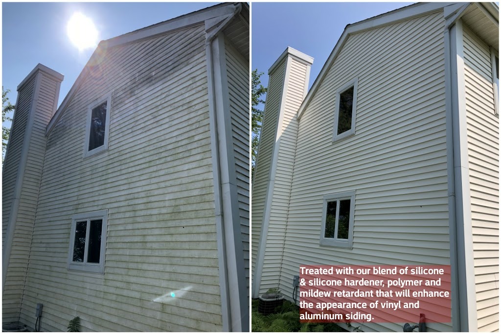 Blue Water Soft Wash Roof And Exterior Cleaning Plus Power Washi | 5790 Wildcat Rd, Croswell, MI 48422, USA | Phone: (586) 615-7637