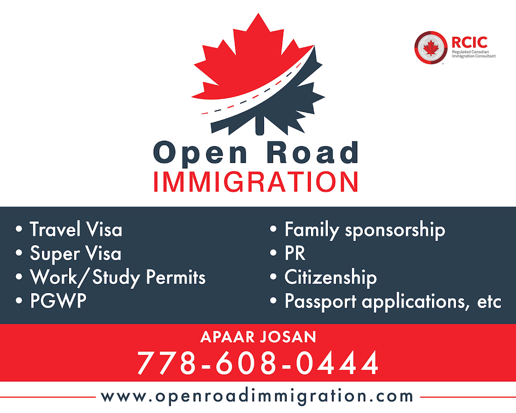 Open Road Immigration Consultancy Service Inc. | 33161 Myrtle Ave, Mission, BC V2V 4R6, Canada | Phone: (778) 608-0444