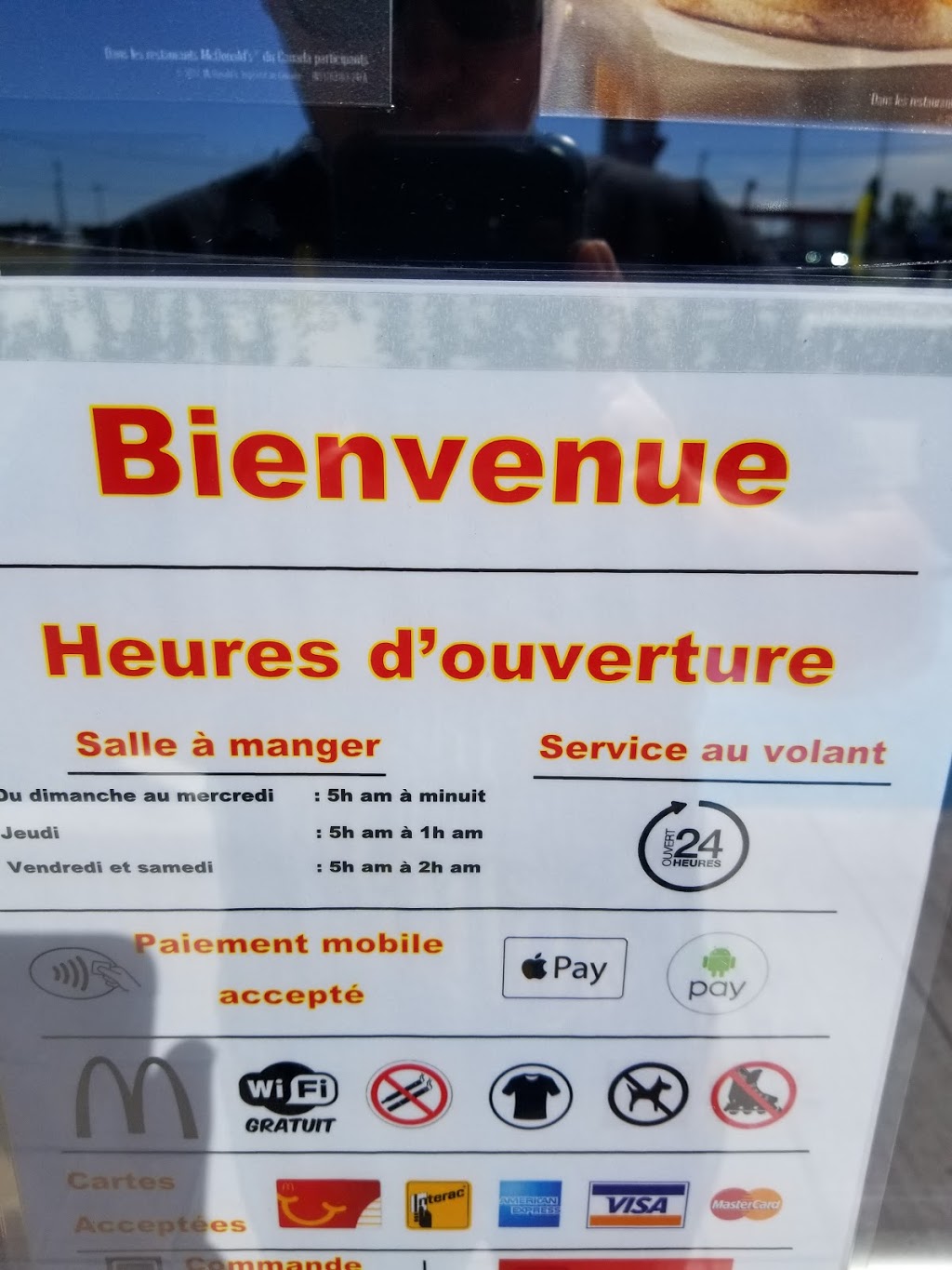 McDonalds | 697 Route de lÉglise, Saint-Jean-Port-Joli, QC G0R 3G0, Canada | Phone: (418) 598-6236