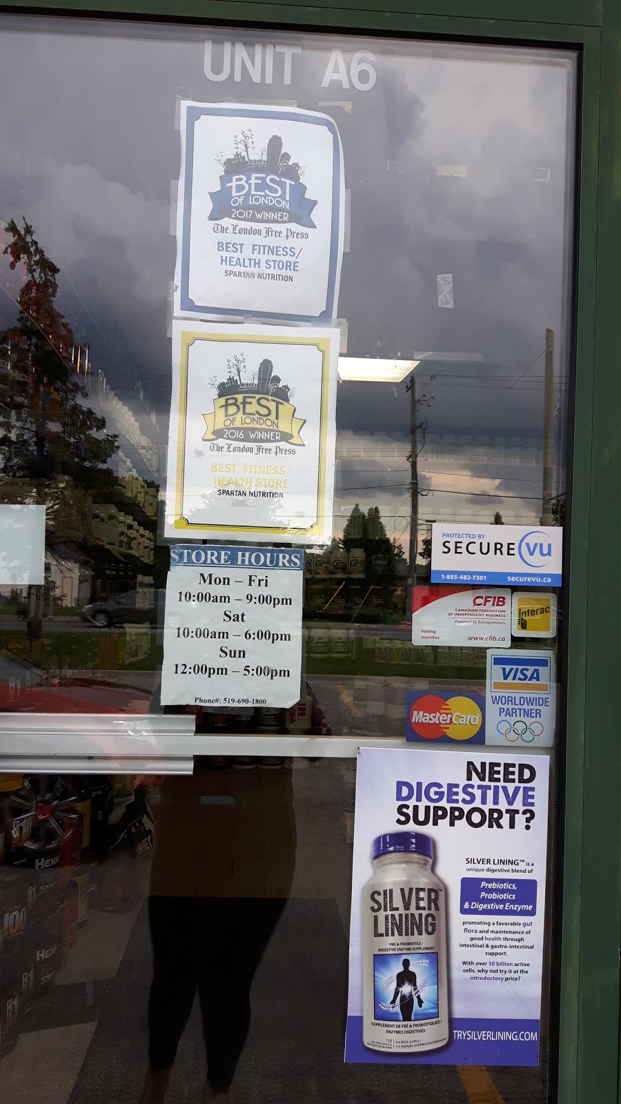 Spartan Nutrition | 841 Wellington Rd, London, ON N6E 3R5, Canada | Phone: (519) 690-1800