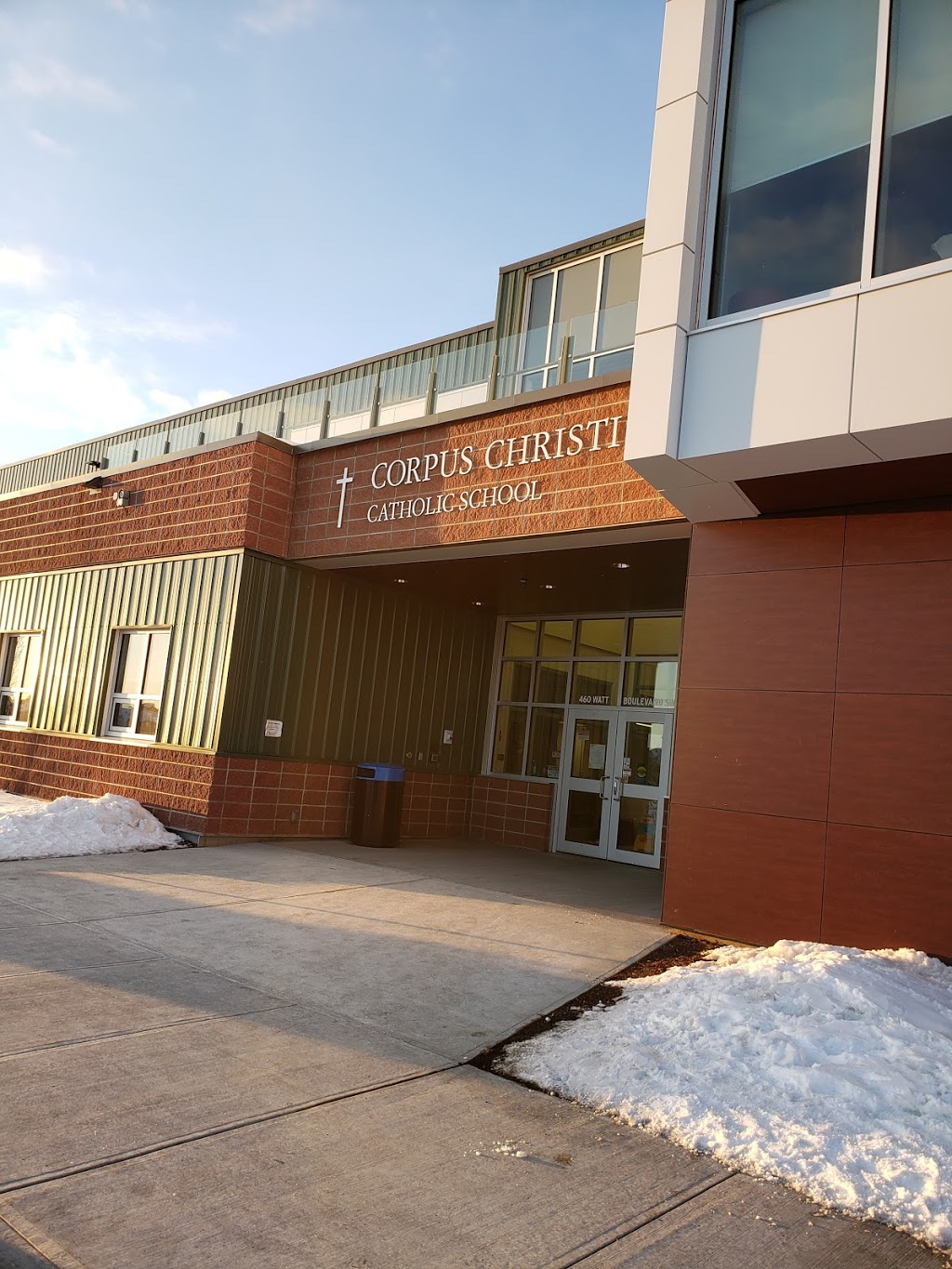 Corpus Christi Catholic Elementary/Junior High School | 460 Watt Blvd SW, Edmonton, AB T6X 1P6, Canada | Phone: (780) 409-2606