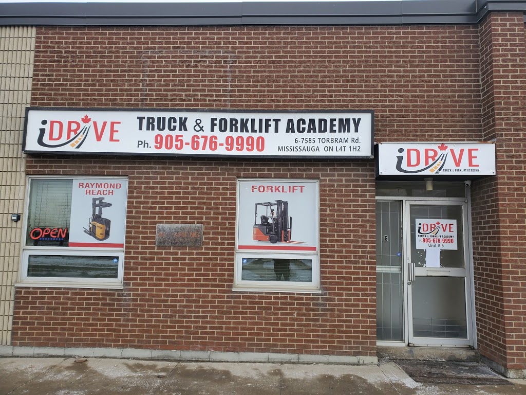 iDrive Truck & Forklift Academy | school | 7585 Torbram Rd Unit-6, Mississauga, ON L4T 1H2, Canada | 9056769990 OR +1 905-676-9990