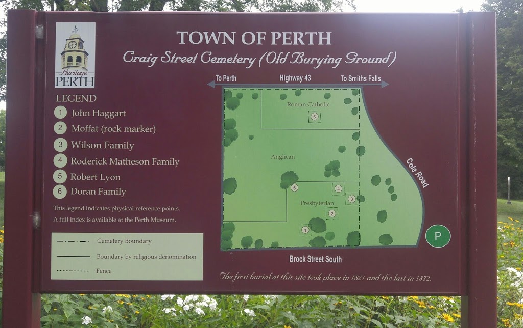 Pioneer Cemetery | 21 Brock St S, Perth, ON K7H 1Z4, Canada
