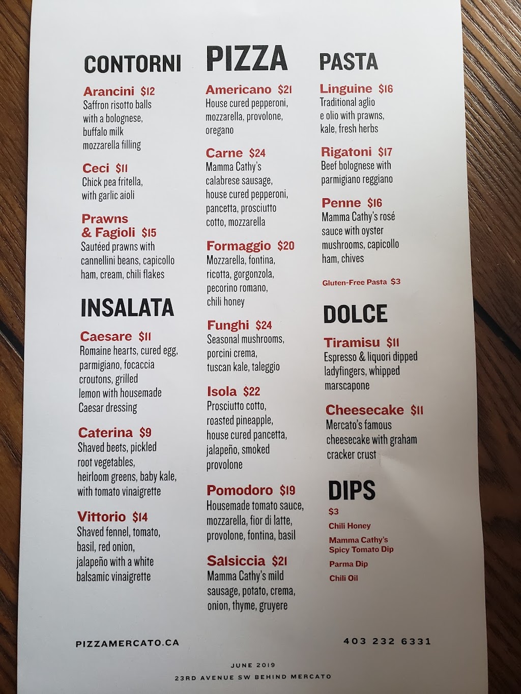 Pizza Mercato | 346 23 Ave SW, Calgary, AB T2S 1W9, Canada | Phone: (403) 232-6331