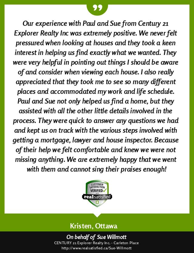 Paul & Sue - Avenue North Realty Inc. | 1657 7th Line Road, Carleton Place, ON K7C 3P2, Canada | Phone: (613) 863-4082