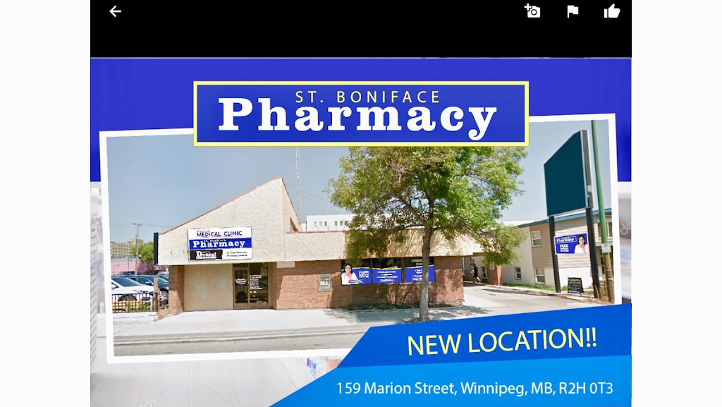 ST. BONIFACE PHARMACY | 161 Marion St, Winnipeg, MB R2H 0T3, Canada | Phone: (204) 415-4888