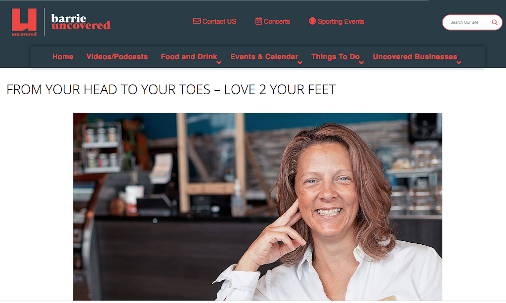 Love2YourFeet | McLean Ave, Collingwood, ON L9Y 3Z6, Canada | Phone: (705) 446-5566