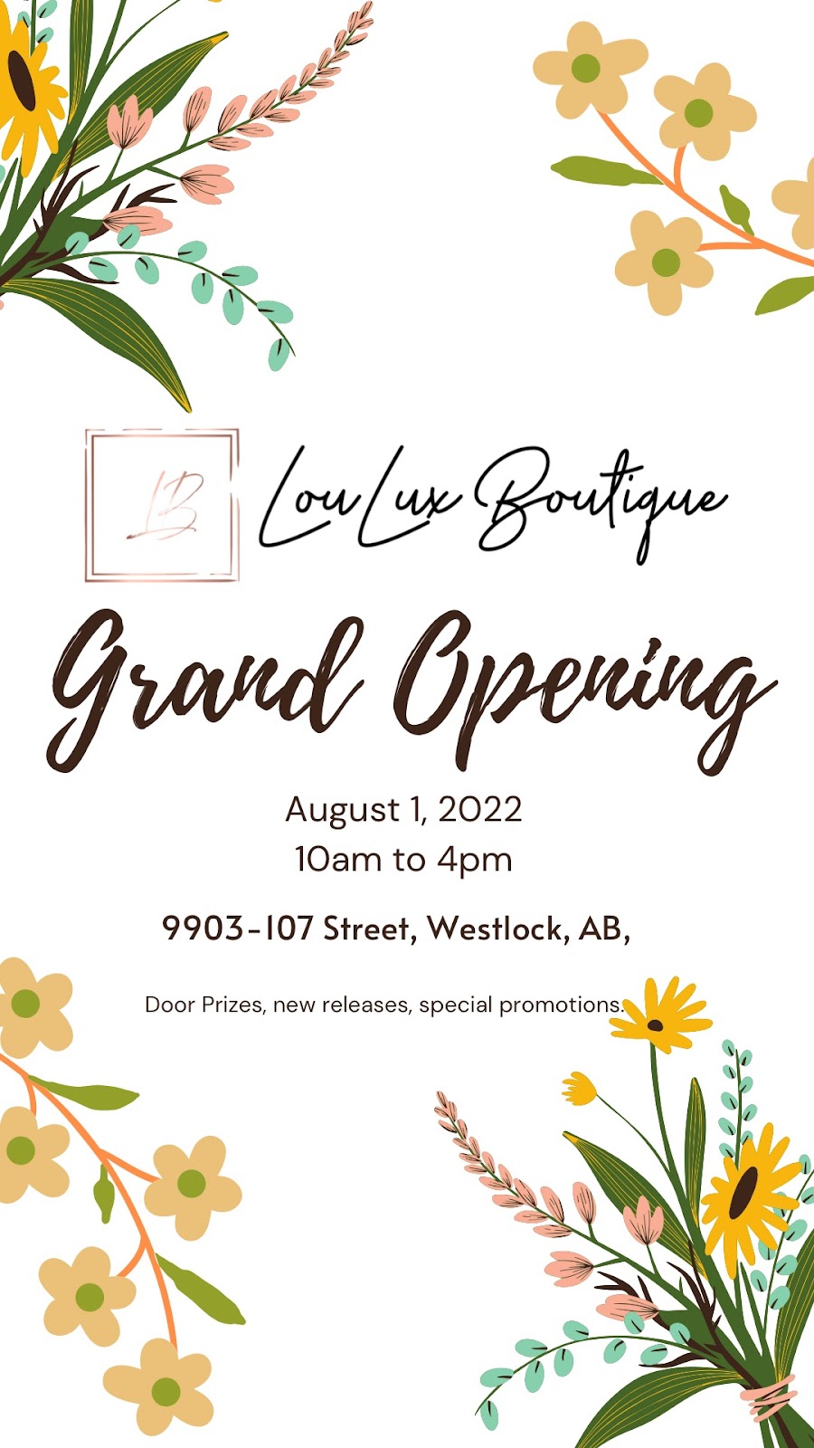 LouLux Boutique | 9903 107 St, Westlock, AB T7P 2K5, Canada | Phone: (780) 307-3035