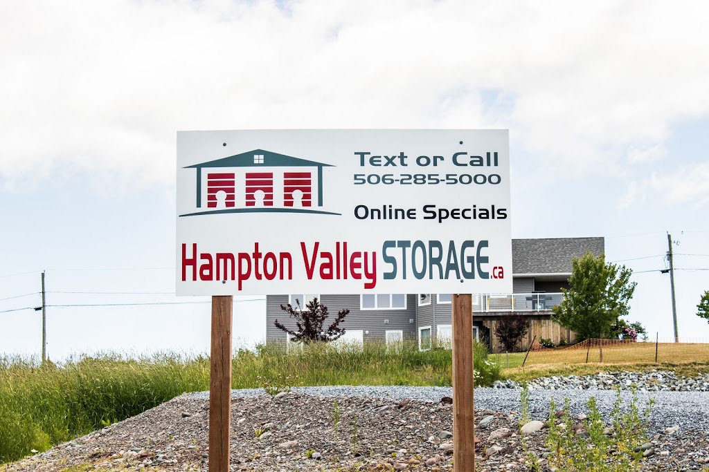 Hampton Valley Storage | 298 NB-100, Nauwigewauk, NB E5N 6Z4, Canada | Phone: (506) 285-5000