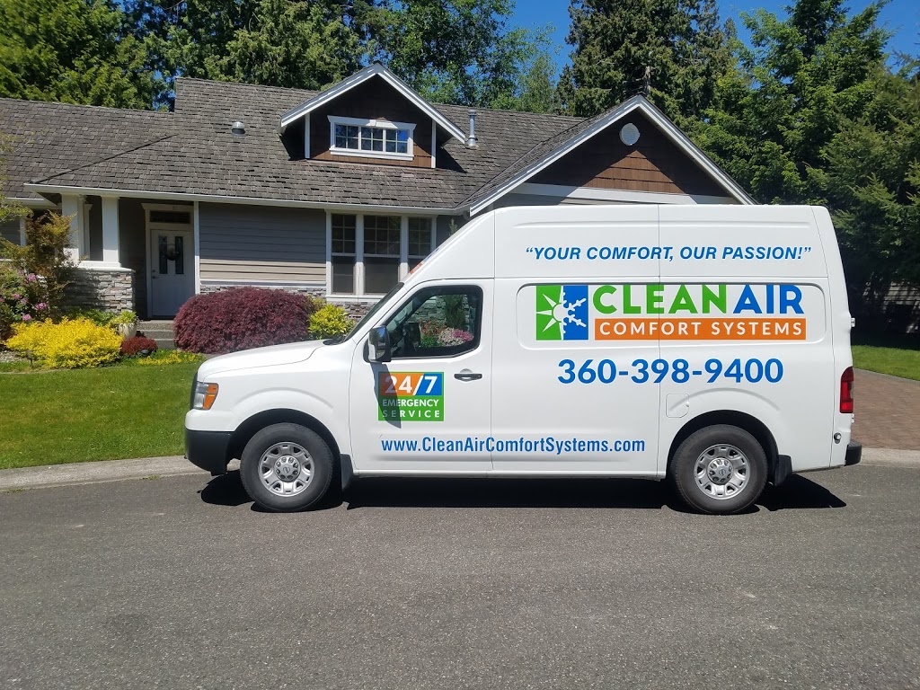 Clean Air Comfort Systems | 2166 Shortcake Ln #201, Lynden, WA 98264, USA | Phone: (360) 398-9400
