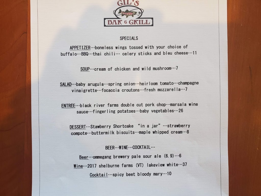 Gils Bar & Grill | 793 VT-5A, Orleans, VT 05860, USA | Phone: (802) 525-4123