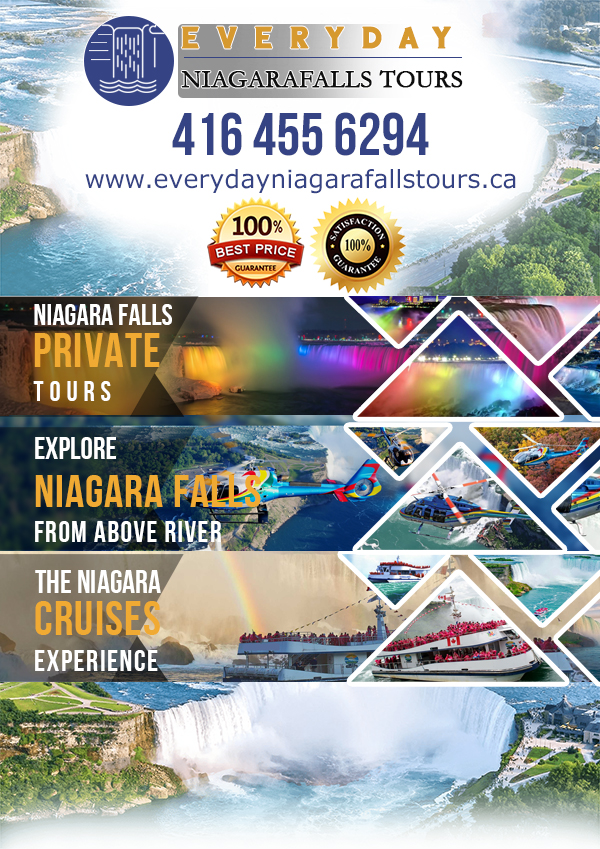 Niagara Falls Tours from Toronto | 61 Charcoal Way, Brampton, ON L6Y 5R9, Canada | Phone: (416) 455-6294