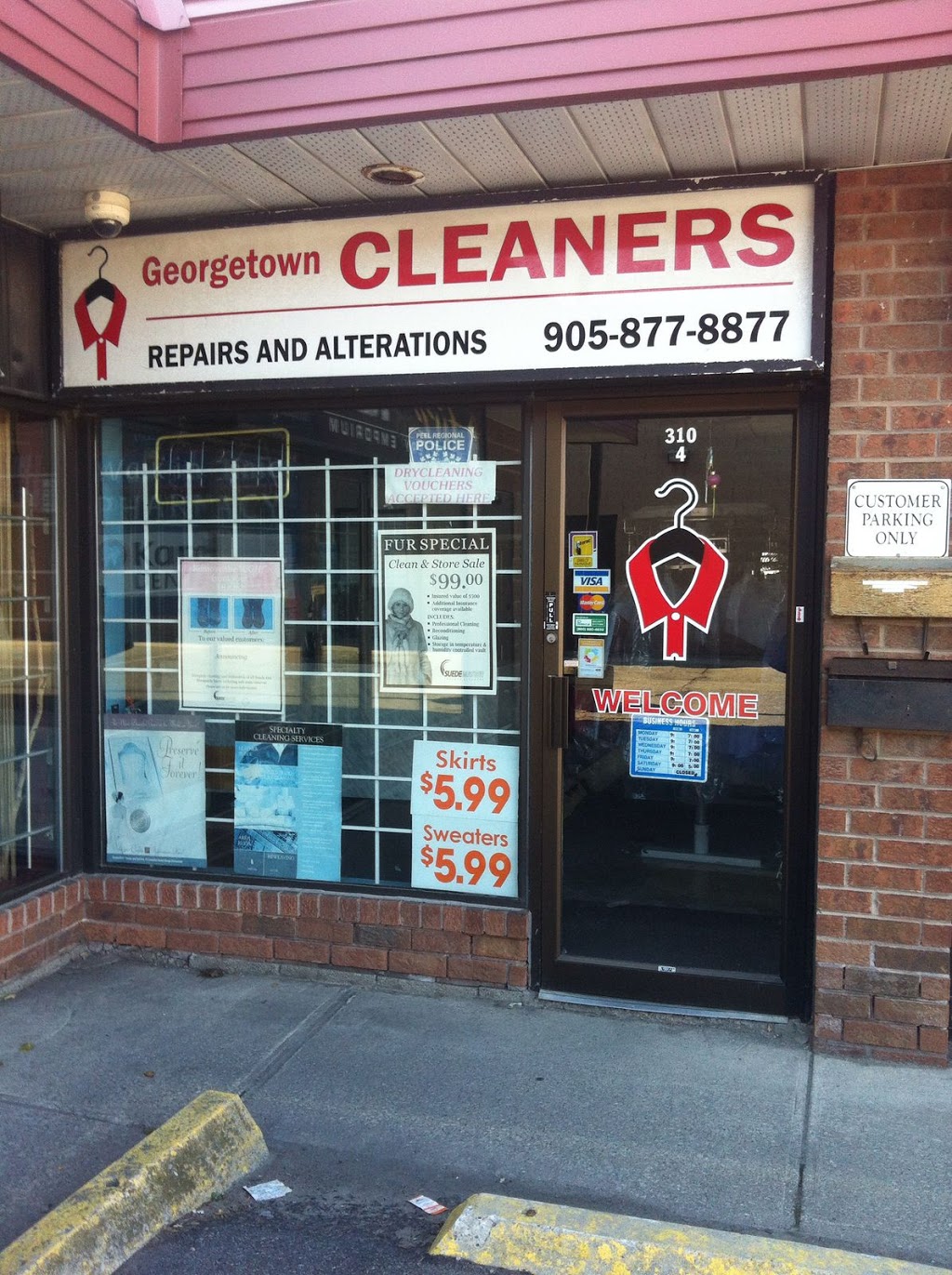 Georgetown Cleaners | 310 Guelph St #4, Georgetown, ON L7G 4B1, Canada | Phone: (905) 877-8877