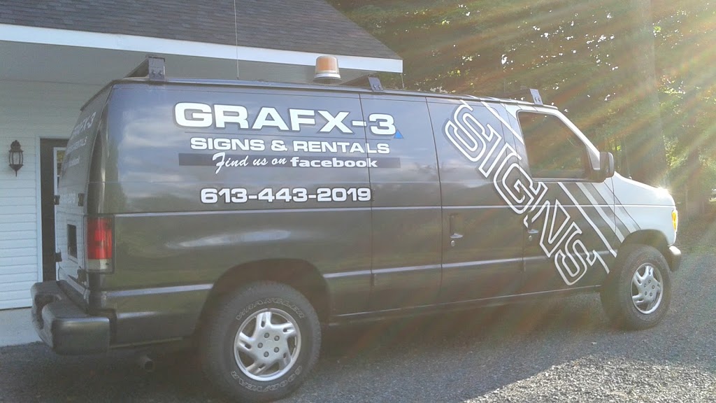 Grafx-3 Signs & Rentals | 42 Cloutier Dr, Embrun, ON K0A 1W0, Canada | Phone: (613) 443-2019