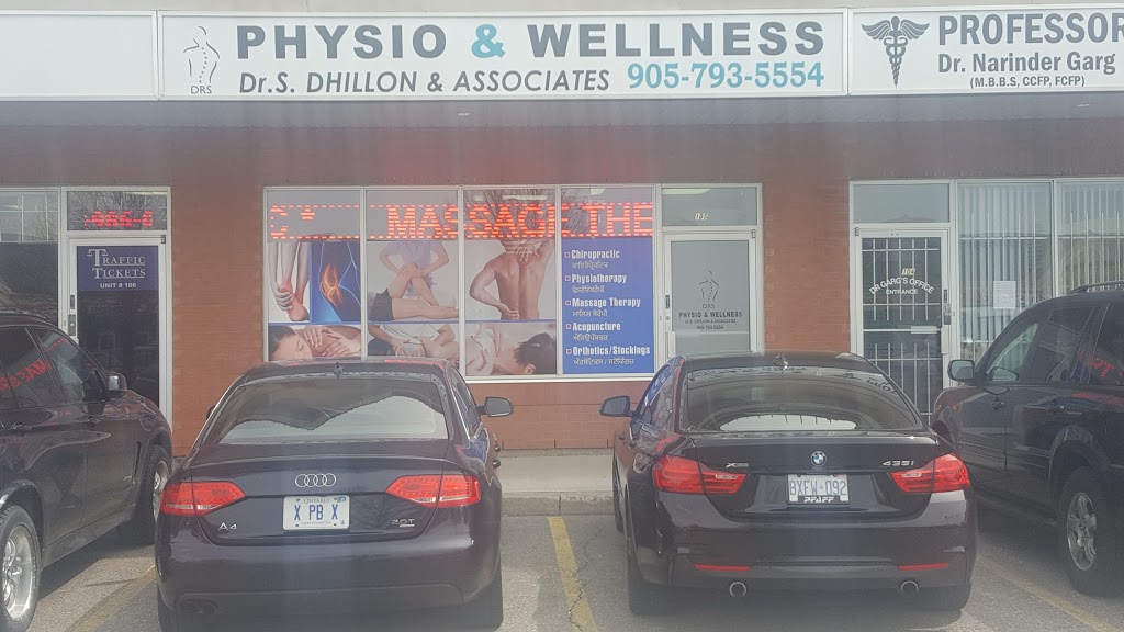 DRS Physio & Wellness | 1090 Peter Robertson Blvd Unit 105, Brampton, ON L6R 3B3, Canada | Phone: (905) 793-5554