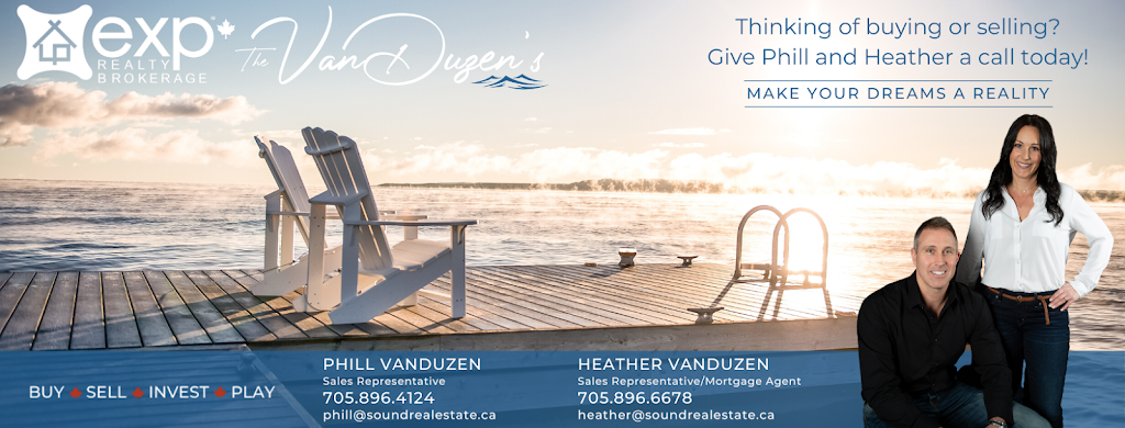 The VanDuzens - Phill & Heather - eXp Realty | 15 Elsasser Rd, Seguin, ON P2A 2W8, Canada | Phone: (705) 896-6678