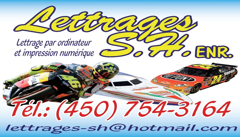 Lettrage S H Enr | 159 1re Av, Crabtree, QC J0K 1B0, Canada | Phone: (450) 754-3164