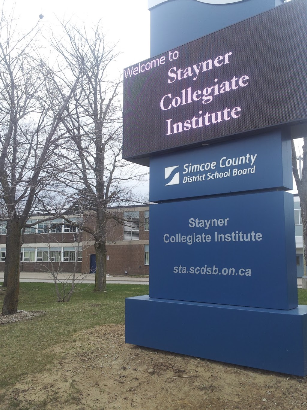 Stayner Collegiate Institute | 7578 Kings Hwy 26, Stayner, ON L0M 1S0, Canada | Phone: (705) 428-2639