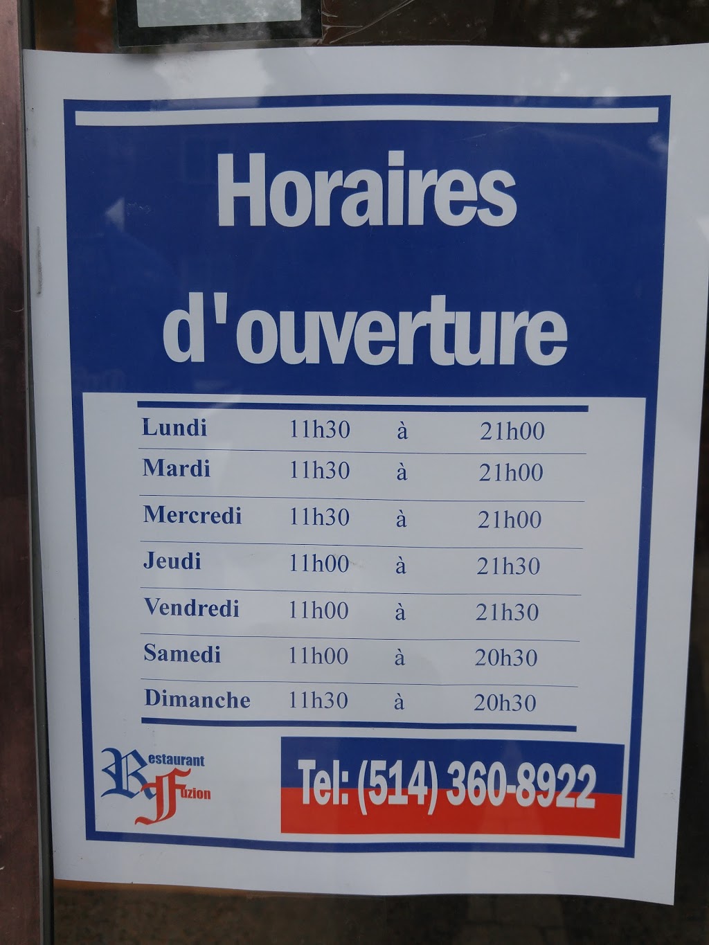 Restaurant Fuzion | 6365 Rue de Dijon, Montréal-Nord, QC H1G 2L9, Canada | Phone: (514) 360-8922