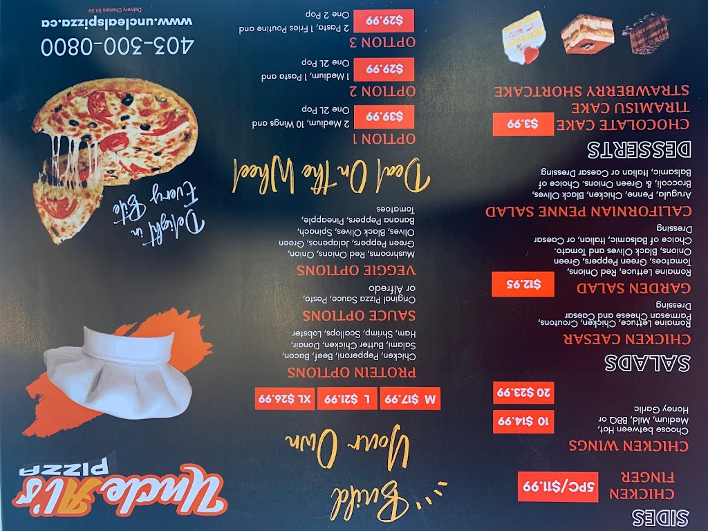 Uncle Als Pizza | 5004 46 St, Sylvan Lake, AB T4S 1C2, Canada | Phone: (403) 300-0800