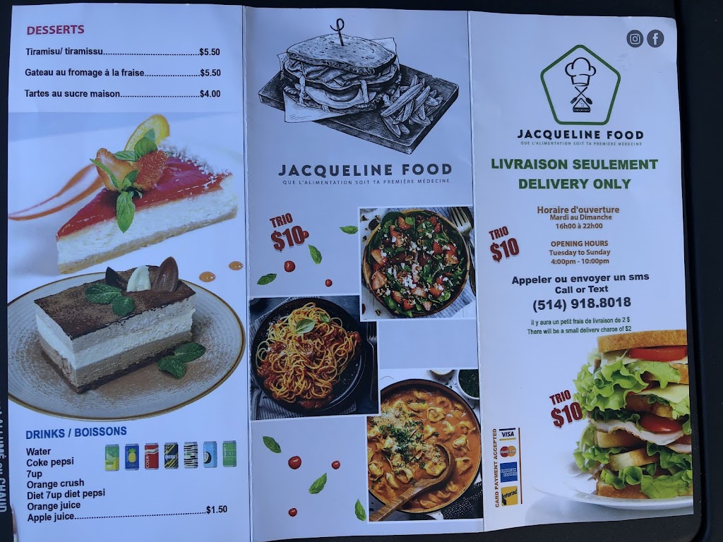 Jacqueline food Fabreville | Rue Odile, Rue Ovide, Laval, QC H7R 5Y5, Canada | Phone: (514) 918-8018
