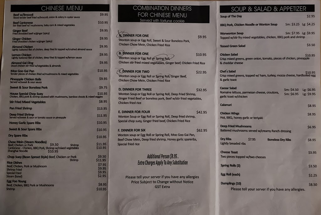 Irricana Family Restaurant | 233 2 St, Irricana, AB T0M 1B0, Canada | Phone: (403) 935-4940