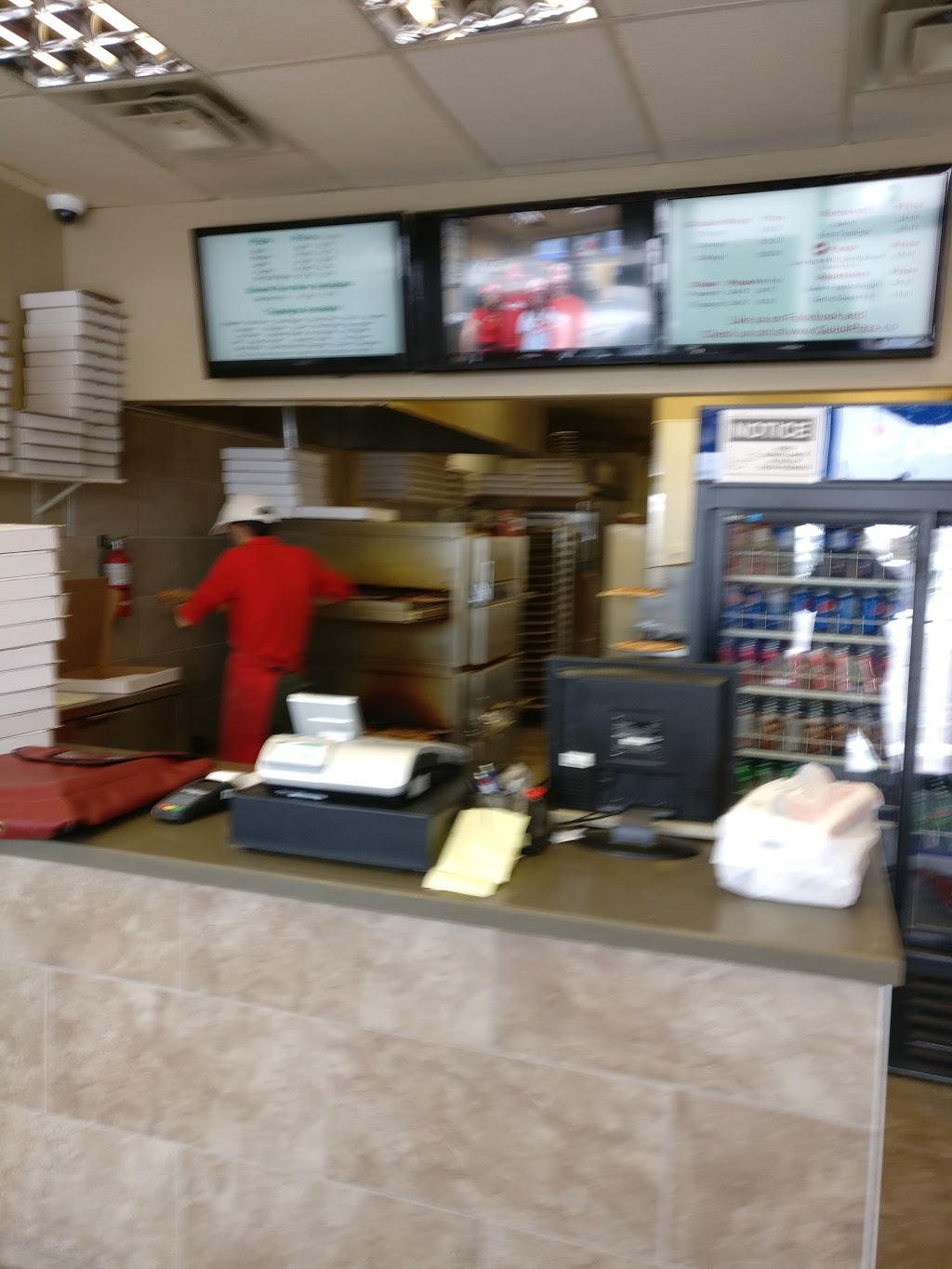 Quick Pizza | 299 The Queensway S, Keswick, ON L4P 2B4, Canada | Phone: (905) 476-1212