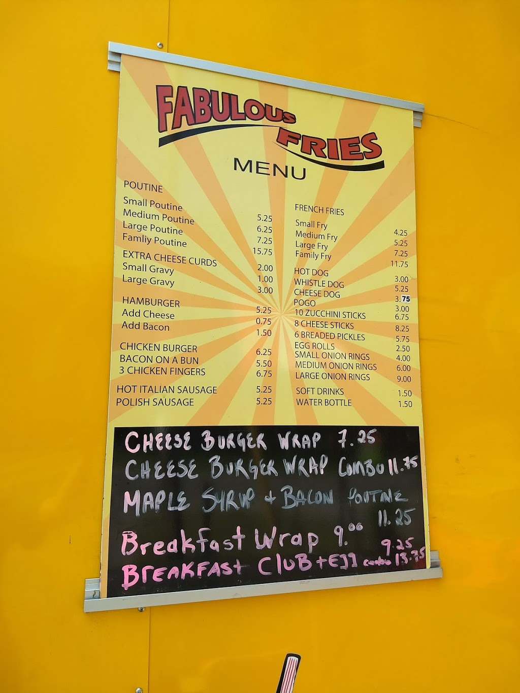 Fabulous Fries | 380 Almonte St, Almonte, ON K0A 1A0, Canada | Phone: (613) 809-4260