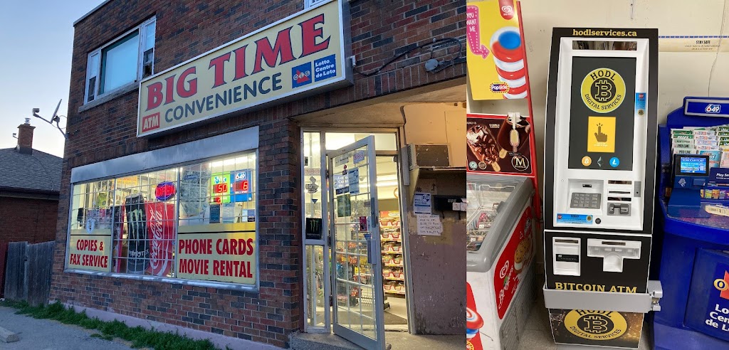 HODL Bitcoin ATM - Big Time Convenience | 111 Facer St, St. Catharines, ON L2M 5J8, Canada | Phone: (416) 840-5444