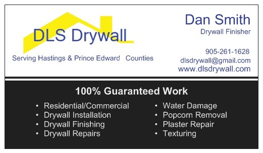 DLS Drywall | 760 Airport Rd, Stirling, ON K0K 3E0, Canada | Phone: (905) 261-1628