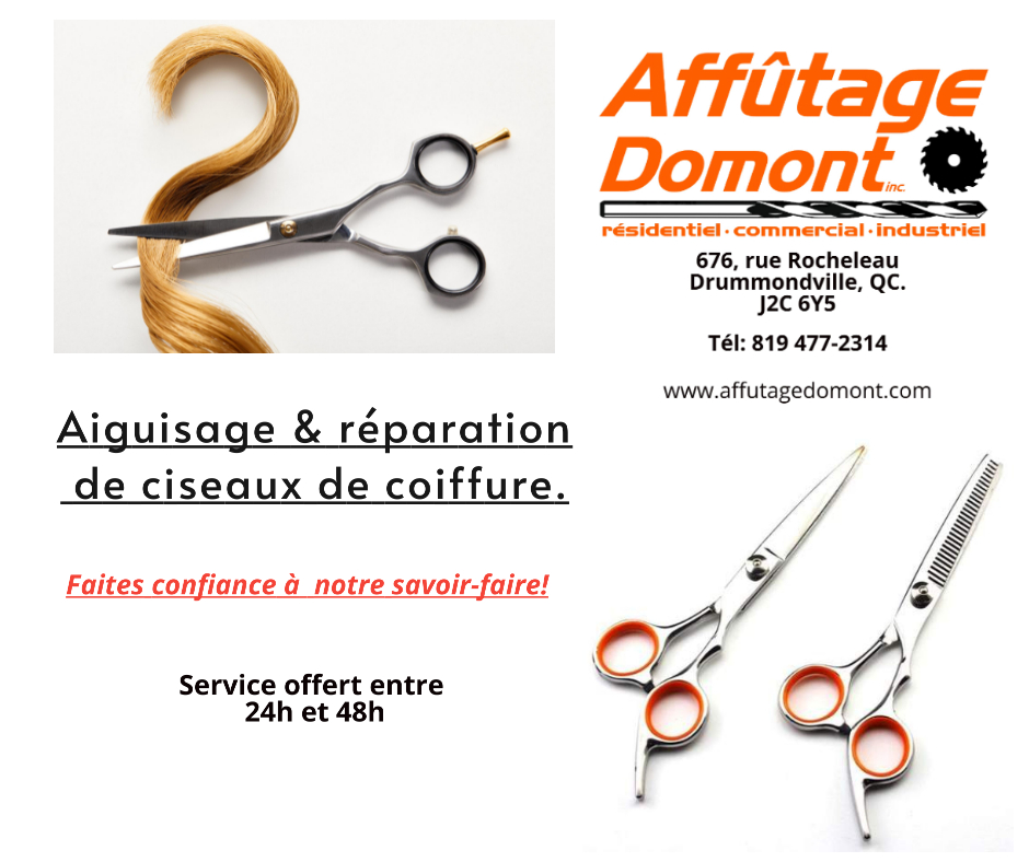 Affûtage Domont inc. | 676 Rue Rocheleau, Drummondville, QC J2C 6Y5, Canada | Phone: (819) 477-2314