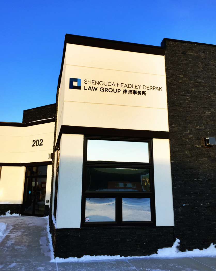 Shenouda Headley Derpak Law Group | 202 Wellman Crescent suite 103, Saskatoon, SK S7T 0J1, Canada | Phone: (306) 974-3393