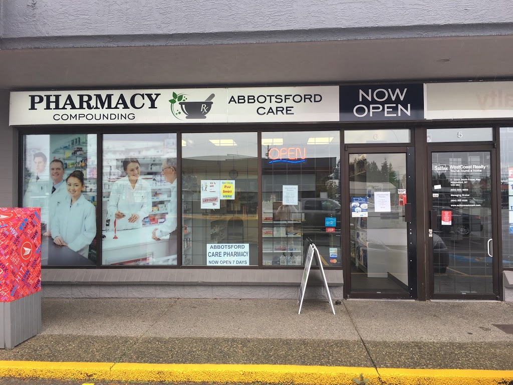 Abbotsford Care Pharmacy | 33324 S Fraser Way, Abbotsford, BC V2S 2B4, Canada | Phone: (604) 746-7117