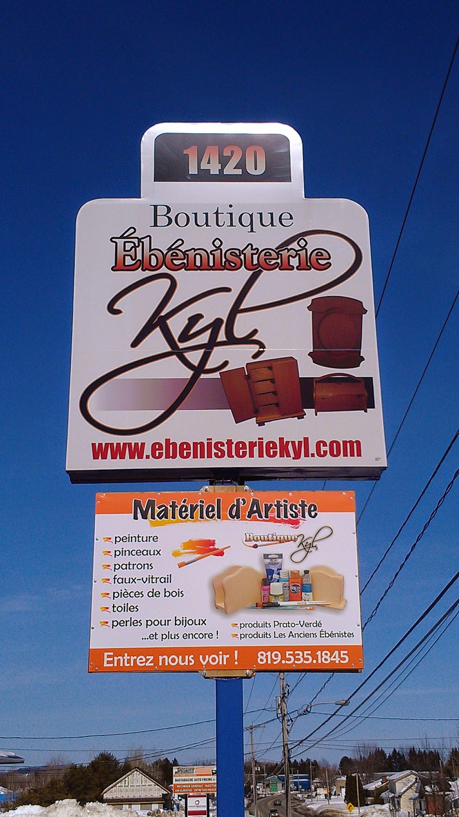 Boutique Ébénisterie Kyl | 1420 Boulevard Trudel E, Saint-Boniface, QC G0X 2L0, Canada | Phone: (819) 535-1845