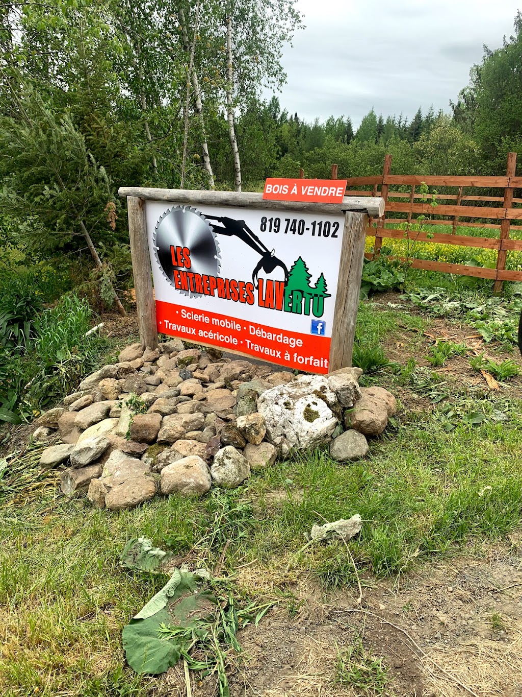 Les entreprises Lavertu (sciage mobile) | #1687, Beaulac-Garthby, QC G0Y 1B0, Canada | Phone: (819) 740-1102