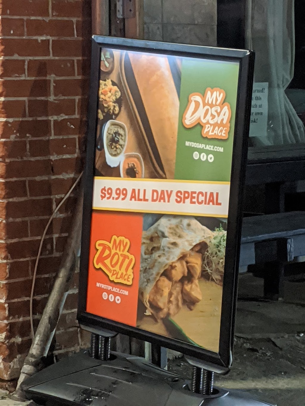 My Dosa Place/My Roti Place | 383 Jane St, Toronto, ON M6S 3Z3, Canada | Phone: (416) 766-7683