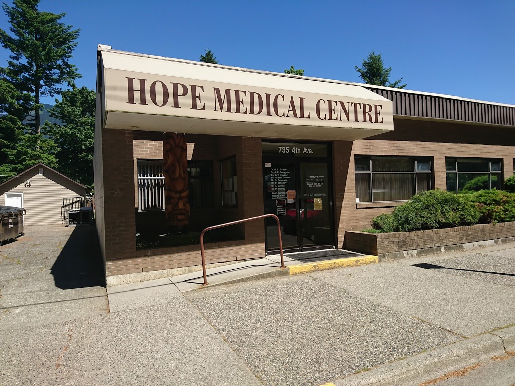 Hope Medical Centre | 735 4th Ave, Hope, BC V0X 1L0, Canada | Phone: (604) 869-5648