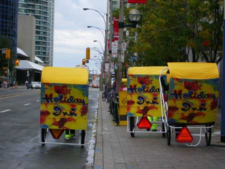 Rickshaw Runners of Toronto Media and Pedicab Canada | 34 Sullivan St, Toronto, ON M5T 1B9, Canada | Phone: (416) 260-1318
