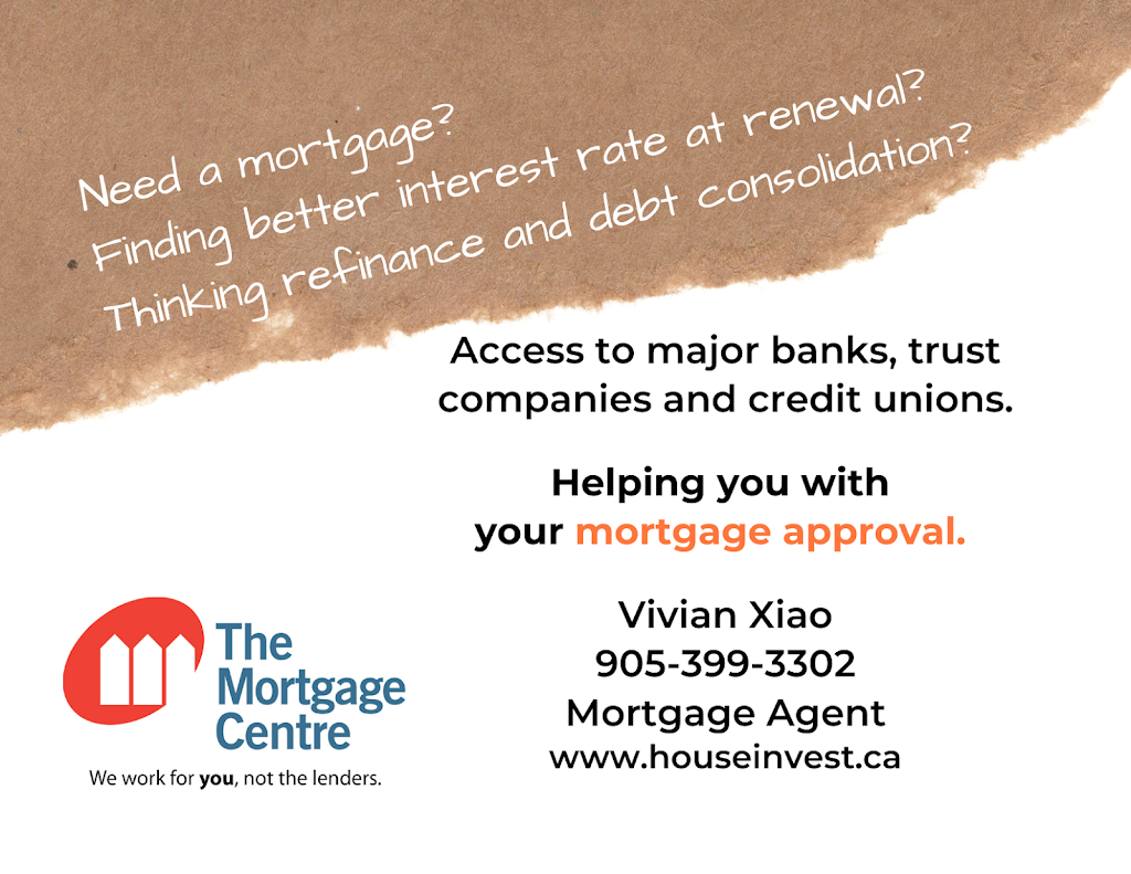 The Mortgage Centre: VIVIAN (WEN) XIAO | 330 Bronte St S #218, Milton, ON L9T 7X1, Canada | Phone: (905) 399-3302