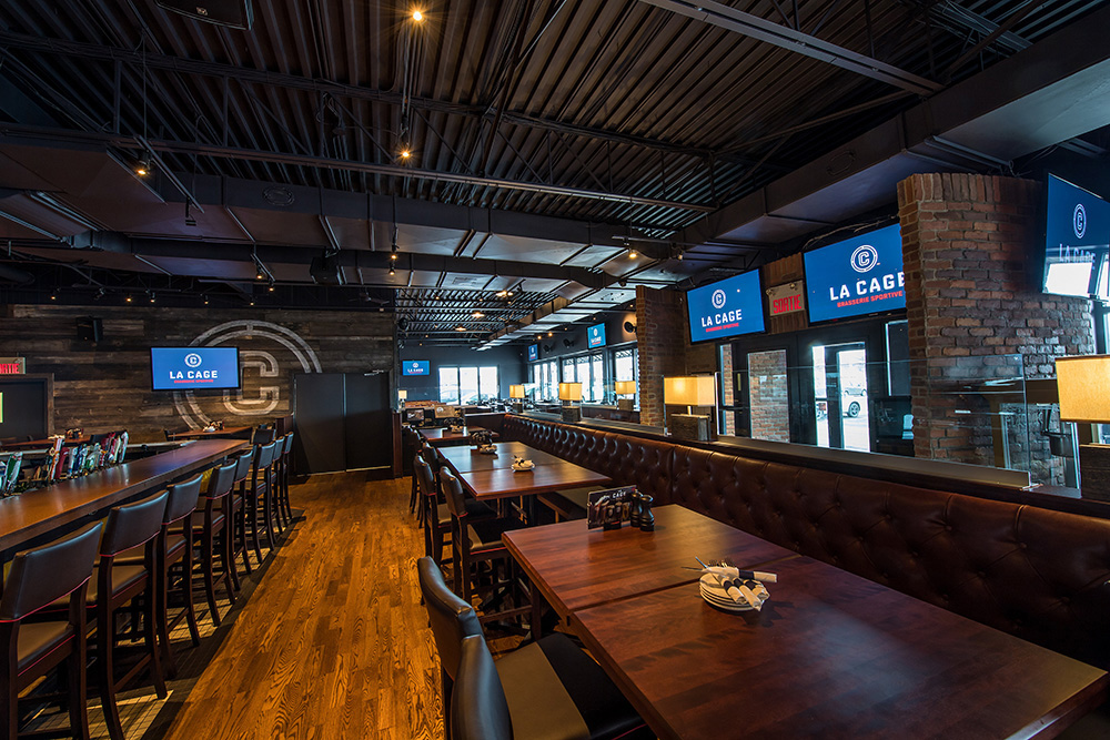La Cage - Brasserie sportive | 400 Boulevard Saint-Joseph, Drummondville, QC J2C 2A8, Canada | Phone: (819) 474-6373