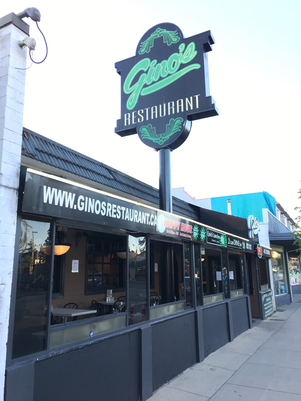 Ginos Restaurant | 431 E Columbia St, New Westminster, BC V3L 3X4, Canada | Phone: (604) 525-1071
