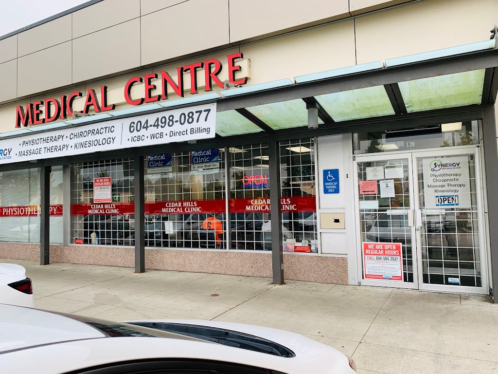 Synergy Rehab Surrey Cedar Hills Physiotherapy | 12852 96 Ave #120, Surrey, BC V3V 6A8, Canada | Phone: (604) 498-0877