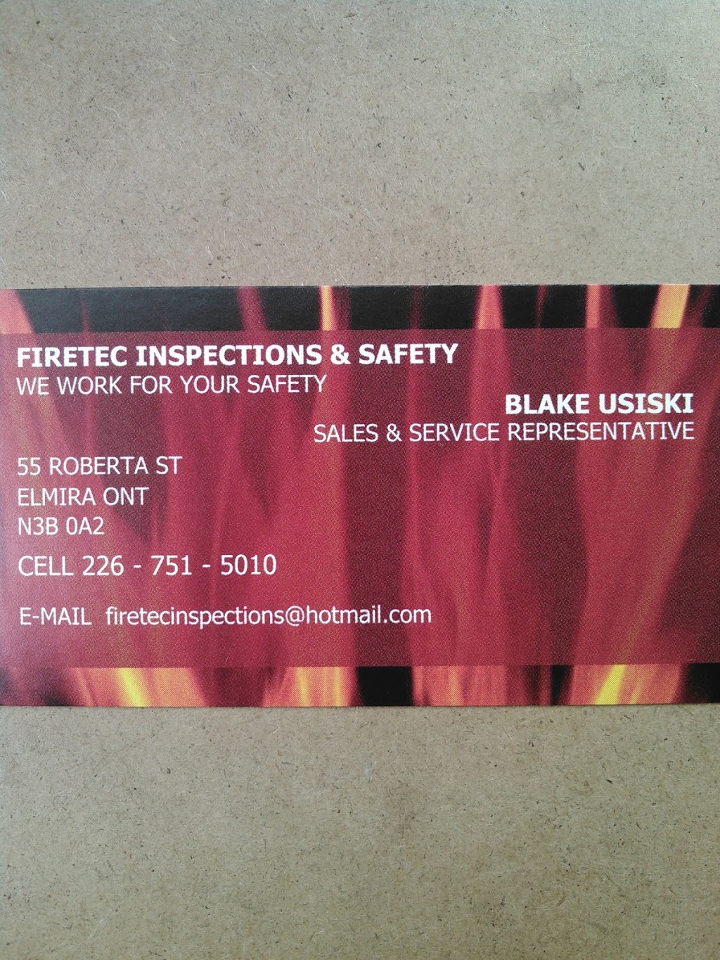Firetec Inspections & Safety | 8691 2 Line, Arthur, ON N0G 1A0, Canada | Phone: (226) 751-5010