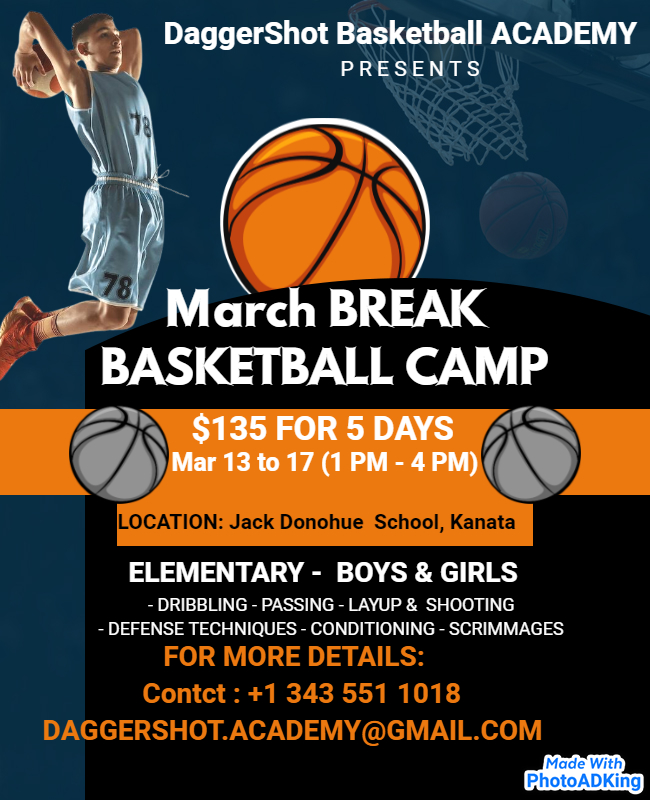 Dagger Shot Basketball Academy | 1200 Halton Terrace, Kanata, ON K2W 1H9, Canada | Phone: (343) 551-1018