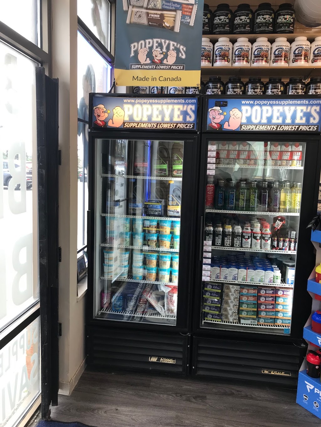 Popeyes Supplements Richmond Hill | 11108 Yonge St, Richmond Hill, ON L4C 0M6, Canada | Phone: (905) 770-8900