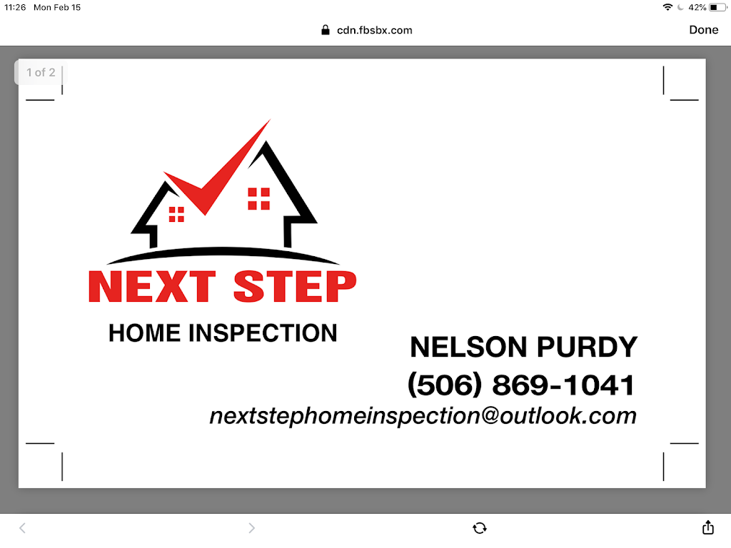 Next Step Home Inspection | 106 Janice Ave, Moncton, NB E1A 0C6, Canada | Phone: (506) 869-1041